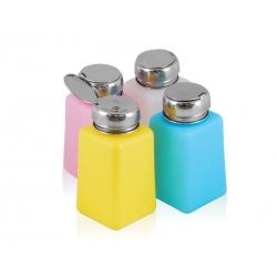 BUTELKA Z POMPKĄ CHROM 180ML WHITE